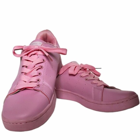 Stan Smith for Adidas All Pink Sneakers - 7/7.5 - Picture 2 of 16